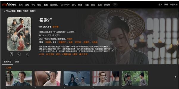 《长歌行》海外热播 彰显文化自信展大国风范